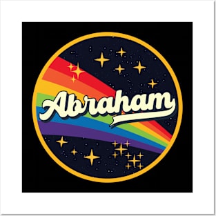 Abraham // Rainbow In Space Vintage Style Posters and Art